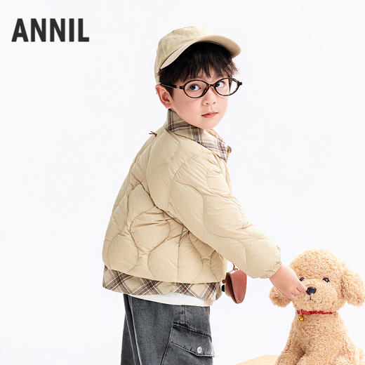 【实体店同款】男童短款羽绒服冬季新款安奈儿童装XB545448 商品图2
