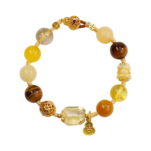 【普陀山】五行全能多宝-土 | 土载 · 安泰宝串 七月初一师傅手工款 商品图4