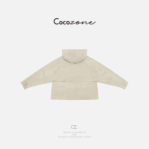 COCO ZONE 刘一一"多乐士"100棉运动街头风连帽外套 CD2A1381 商品图1