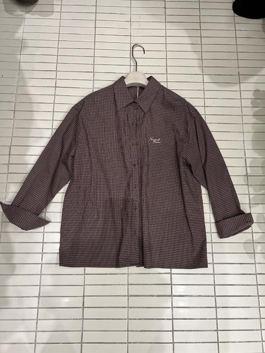 【门店同款】ENJOY秋季“光阴序语”格纹绣花衬衫 164843143 商品图0