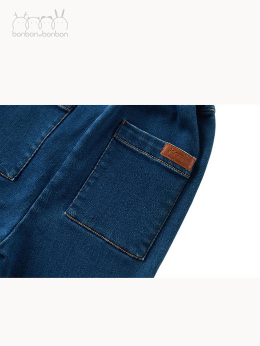 廓形感牛仔长裤 商品图4