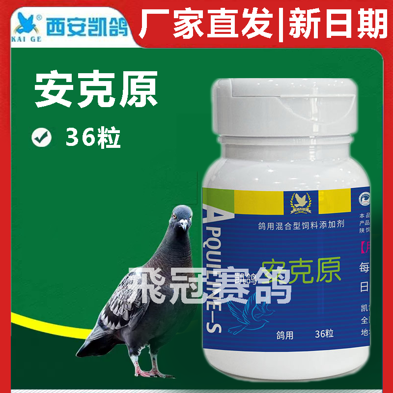 凯鸽安克原胶囊36粒赛鸽用品