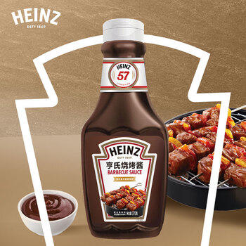 亨氏(Heinz) 烧烤酱 烧烤调味酱 牛排烧烤酱烧烤调料 370g瓶装 /粮油调味 /调味品 /复合香辛料 商品图4