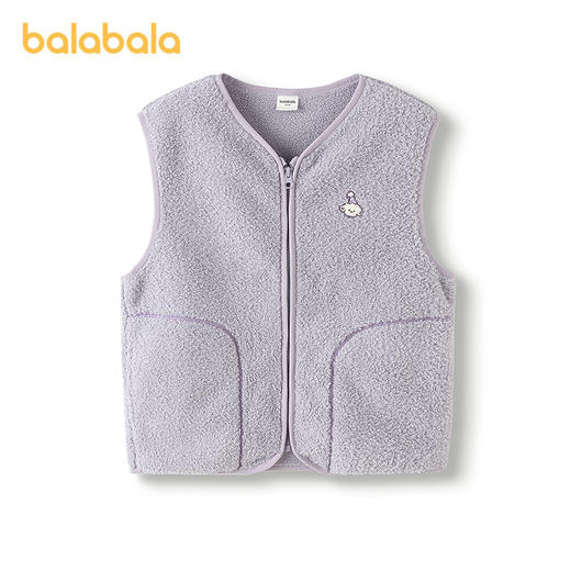 【设计师SICO】巴拉巴拉儿童马甲2025秋冬新款加绒保暖萌 商品图1