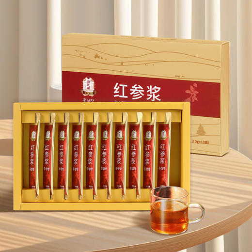 君芝補红参浆滋补中老年10g*10条 商品图2