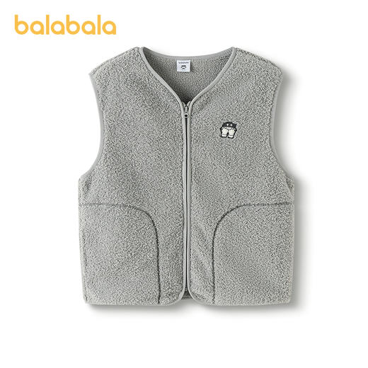 【设计师SICO】巴拉巴拉儿童马甲2025秋冬新款加绒保暖萌 商品图4
