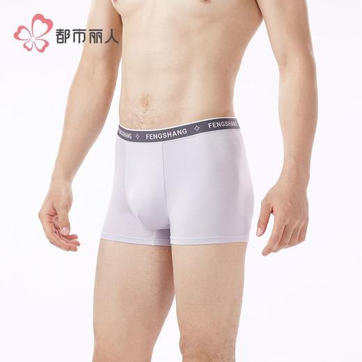 都市丽人内裤男士内裤40S人棉内裤明筋平角内裤男内裤FKHG05 商品图2