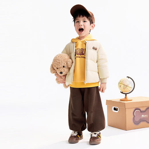 【实体店同款】男童短款羽绒服冬季新款安奈儿童装XB545451 商品图3