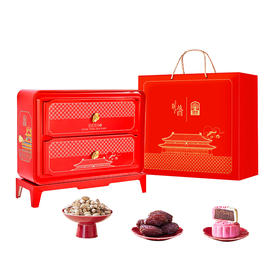 臻味&上新了故宫-宫廷钦点中秋礼盒600g开心果巴旦木红豆饼团购批发送礼馈赠佳品