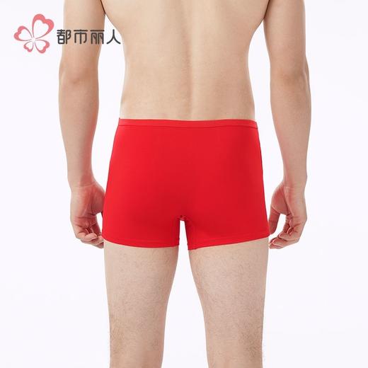 都市丽人内裤男士内裤60S木莱尔内裤小包根平角内裤男内裤FKHC40 商品图3