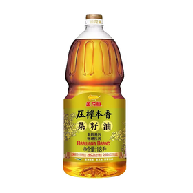 金龙鱼 压榨本香菜籽油1.8L