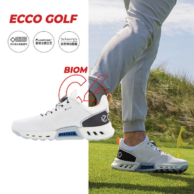 【高尔夫健步C4】ECCO爱步男子高尔夫球鞋130424透气排湿软弹