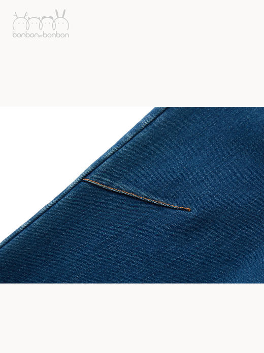 廓形感牛仔长裤 商品图3