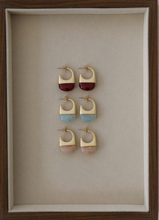 ZAHAR POPPY EARRINGS - 蓝色 商品图2