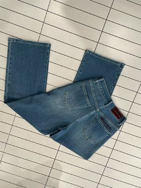 【门店同款】ENJOY秋季刺绣红标法棍裤 163966037