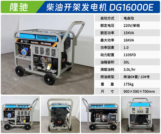 隆驰 DG16000E 商品图1