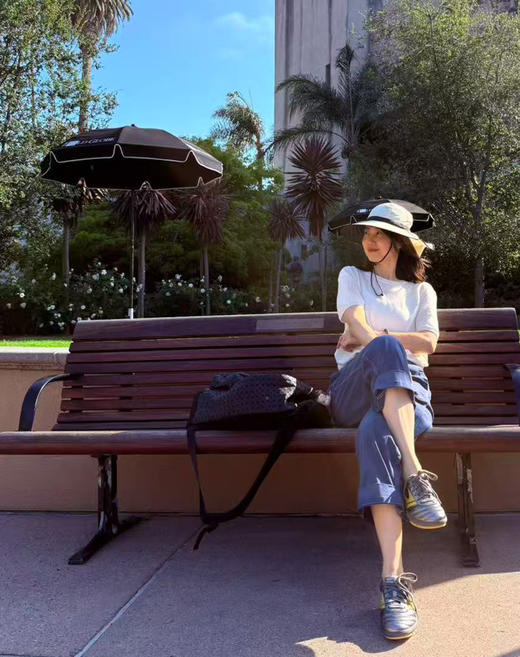 Westory2025年秋季全牛皮网球风运动鞋休闲百搭深口鞋小白鞋W25CM76591 商品图3