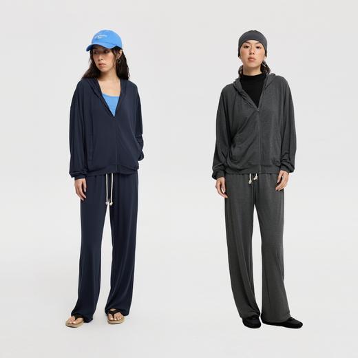 oneup垂坠柔软蝙蝠袖连帽卫衣 商品图4