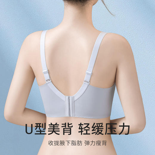 纤纱柔羽 文胸(VIP)【蜂巢洞洞杯 轻薄透气】大胸显小显瘦收副乳防垂蕾丝文胸 商品图2