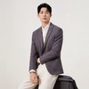 【含羊毛】柒牌男装2025秋季平驳领提花不易皱中青年休闲西服外套129C70220 商品缩略图1