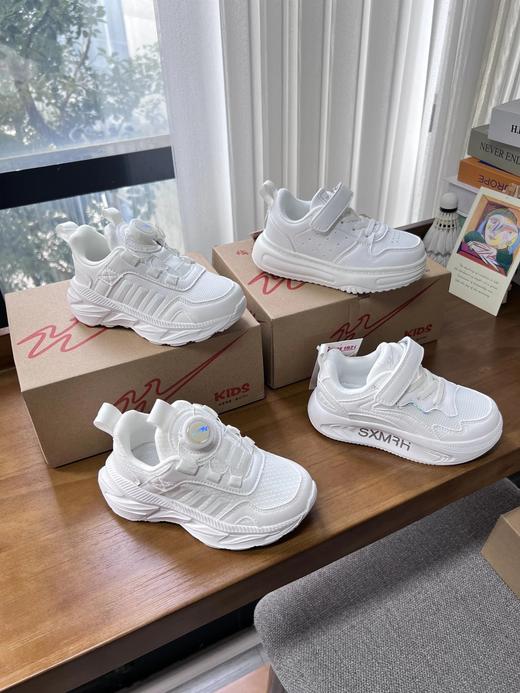 开学季必须单品！正！双星儿童小白鞋合集  25Y08103- 商品图7