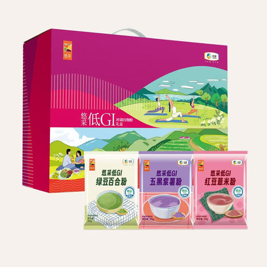 中粮悠采每日低GI冲调谷物粉礼盒630g 商品图1