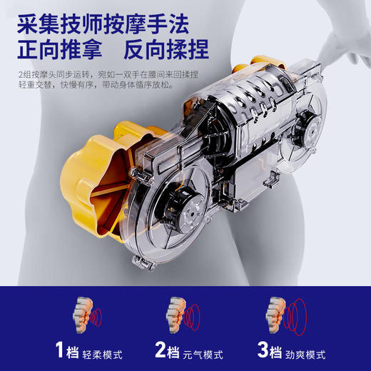 给颈椎肩颈做个SPA【多功能颈椎按摩器】颈部背部腰部多功能揉捏家用靠垫送爸爸送给母亲送长辈 商品图5