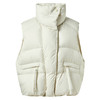 【易打理】三彩2025冬季新款90白鸭绒羽绒马甲宽松外穿短款M 商品缩略图4
