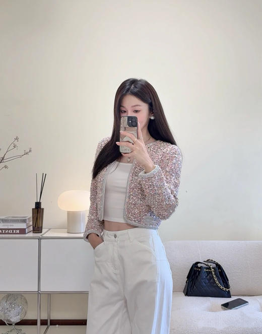 香奈儿25早秋新款粗呢编织马甲（TM） 商品图0