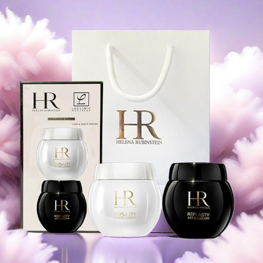 【双旦礼遇季 限定黑白绷带礼盒 】赫莲娜活颜修肤黑白绷带套盒50ml+50ml下单赠手提袋 商品图0