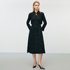 EITIE爱特爱秋季新款新中式改良旗袍暗纹黑色显瘦礼服连衣裙7977612 商品缩略图3