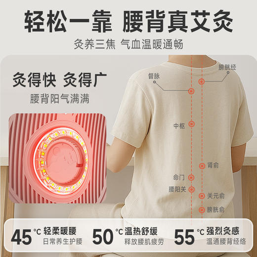 科爱元素腰背温阳仪丨 艾灸腰背 仿日光晒背 红光护腰 商品图1