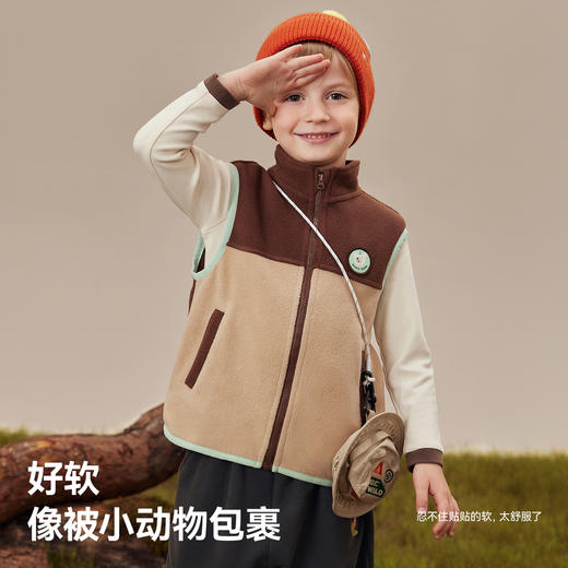 *【贝肽斯】婴儿马甲秋冬新款男童加绒外套上衣保暖儿童防风儿童背心 商品图2