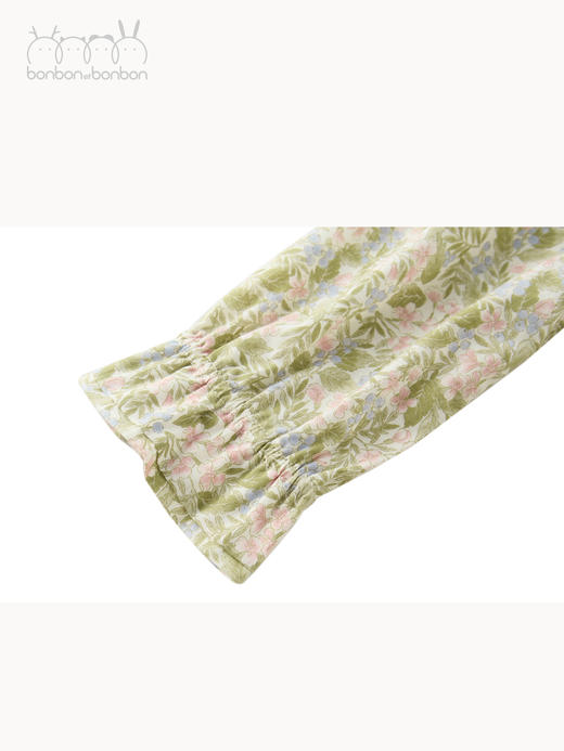 花边领碎花连衣裙 商品图4