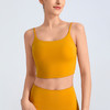【145元任选3件】跃牌 “晨”系列 瑜伽背心带胸垫女无痕运动美背内衣背心式方领吊带瑜伽服文胸DDWX（活动产品，收货7天内支持退换） 商品缩略图4
