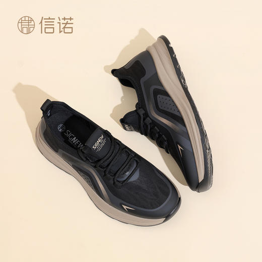 信诺舒适软底运动休闲鞋单鞋男户外旅游鞋中年爸爸鞋2025新款秋季N5Q115-142 商品图2