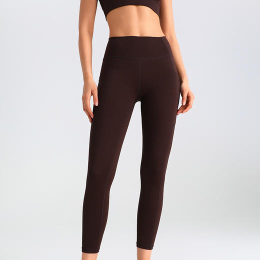 【145元任选3件】跃牌 “晨”系列 瑜伽口袋裤女外穿鲨鱼裤紧身透气运动健身裤高腰收JLKDK（活动产品，收货7天内支持退换） 商品图4