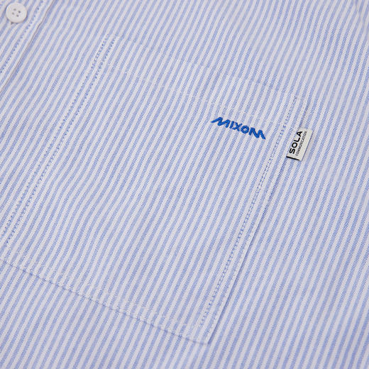 【新品上新】HX 春秋季翻领长袖衬衫纯棉S103533135101 商品图10