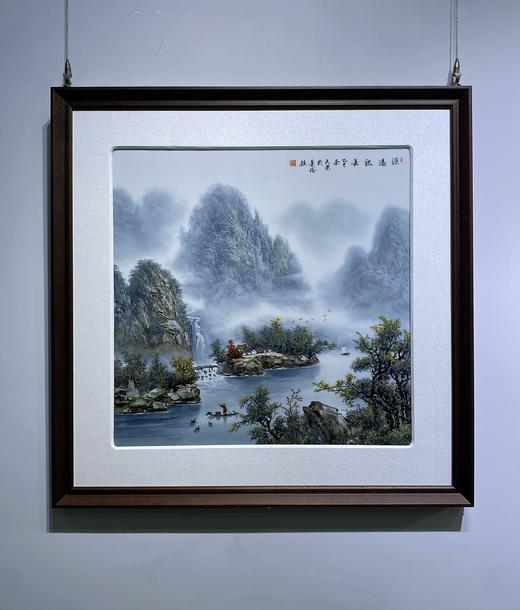 山里人家，源远流长瓷板 商品图1