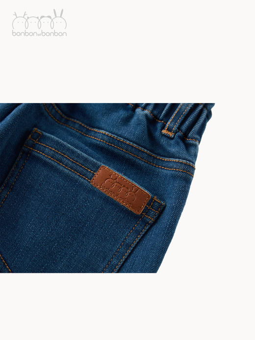 牛仔木耳边长裤 商品图4