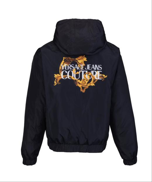 Versace 范思哲 男士双面穿可拆卸帽白鸭绒羽绒服12425 商品图3