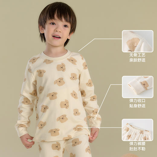 【7A抗菌纯棉】棉花堂糯糯棉居家睡衣儿童套装——FA52255 商品图3