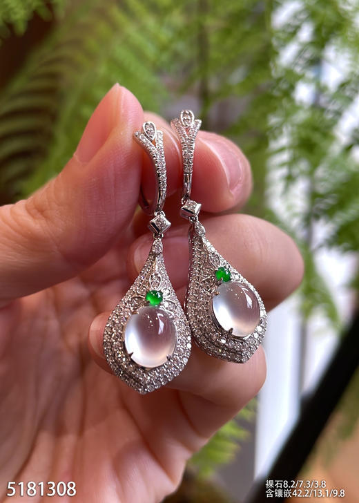 5181308，蛋面耳坠。具体价格微信咨询 商品图3