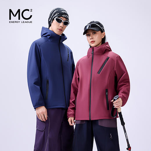 情侣装加绒冲锋衣-833J5332993 商品图1