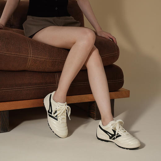 Westory2025年秋季全牛皮网球风运动鞋休闲百搭深口鞋小白鞋W25CM76591 商品图4