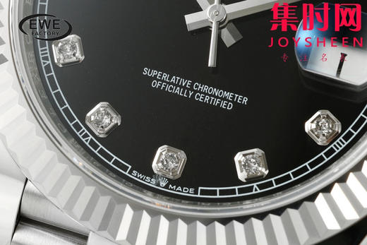 劳力士EWE日志型41系列 男士腕表 黑盘钻面
机芯：搭载改Cal.3235 商品图4