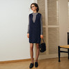 OLrain欧芮儿2025新款女秋季通勤优雅珠片深V直身毛织套头背心裙 商品缩略图0