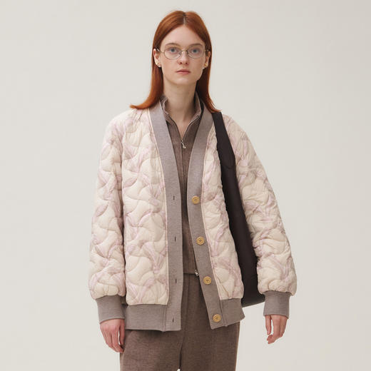 谜底羽绒服女2025秋季新品复古优雅轻盈时髦百搭鸭绒服253MY1175 商品图0