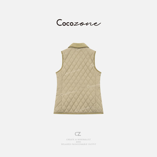 COCO ZONE 刘一一 "蒂玟马甲"绣花复古纹理时尚感马甲 CD2A1467 商品图0