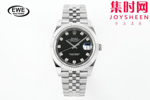 劳力士EWE日志型41系列 男士腕表 黑盘钻面
机芯：搭载改Cal.3235 商品图0